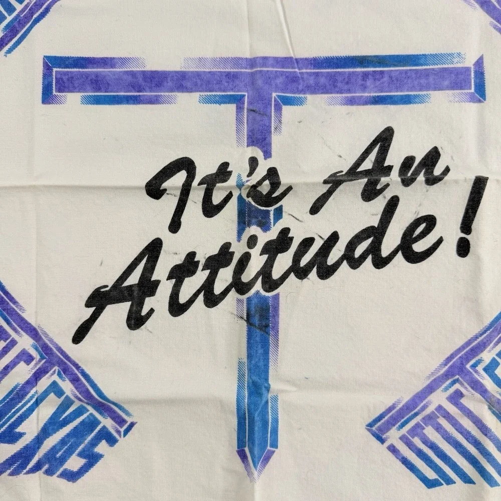 Vintage Little Texas 1992 It's An Attitude Country Music Bandana Scarf 21
